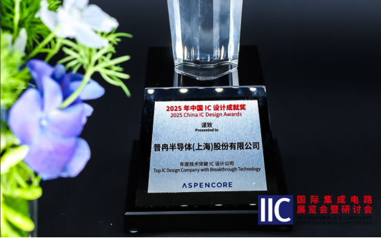 龙8半导体斩获IIC 2025年度技术突破奖！用芯定义未来(图1)